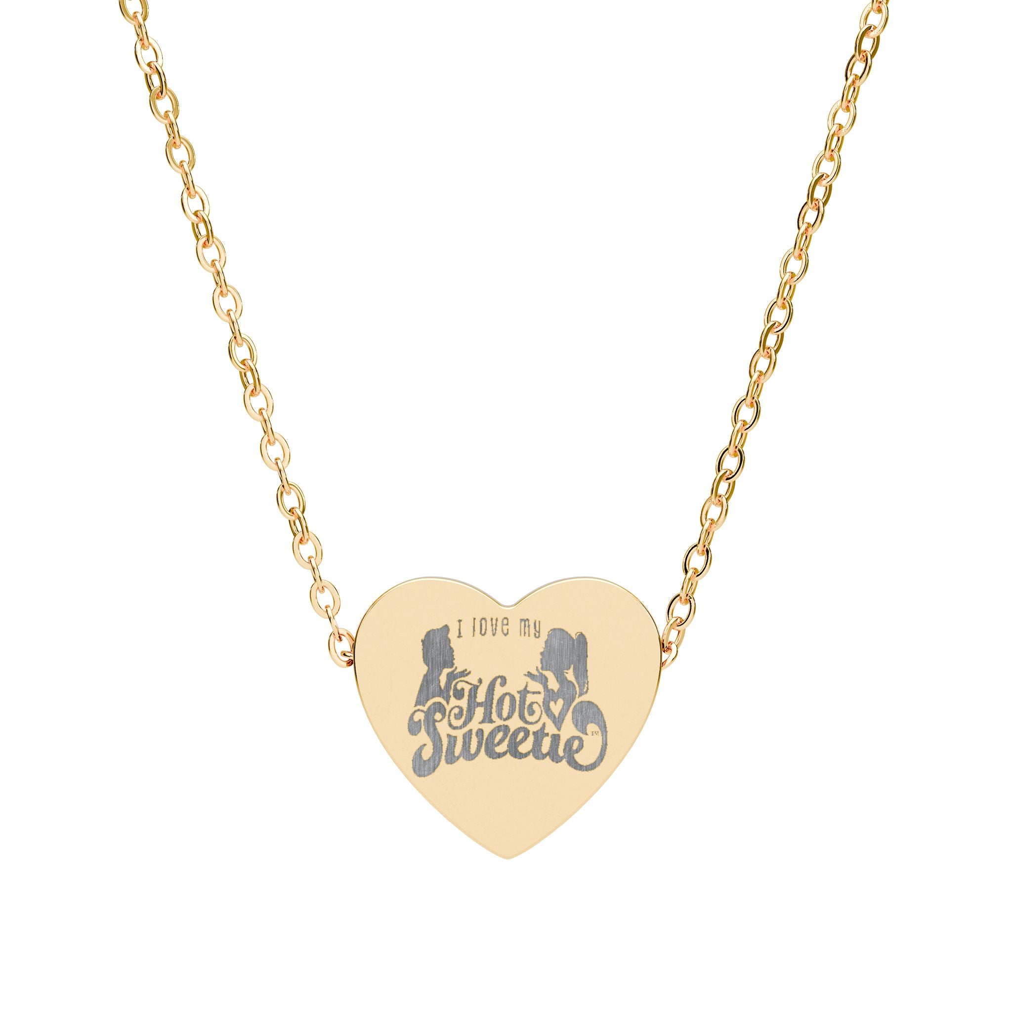 Engraved Heart Necklace — 