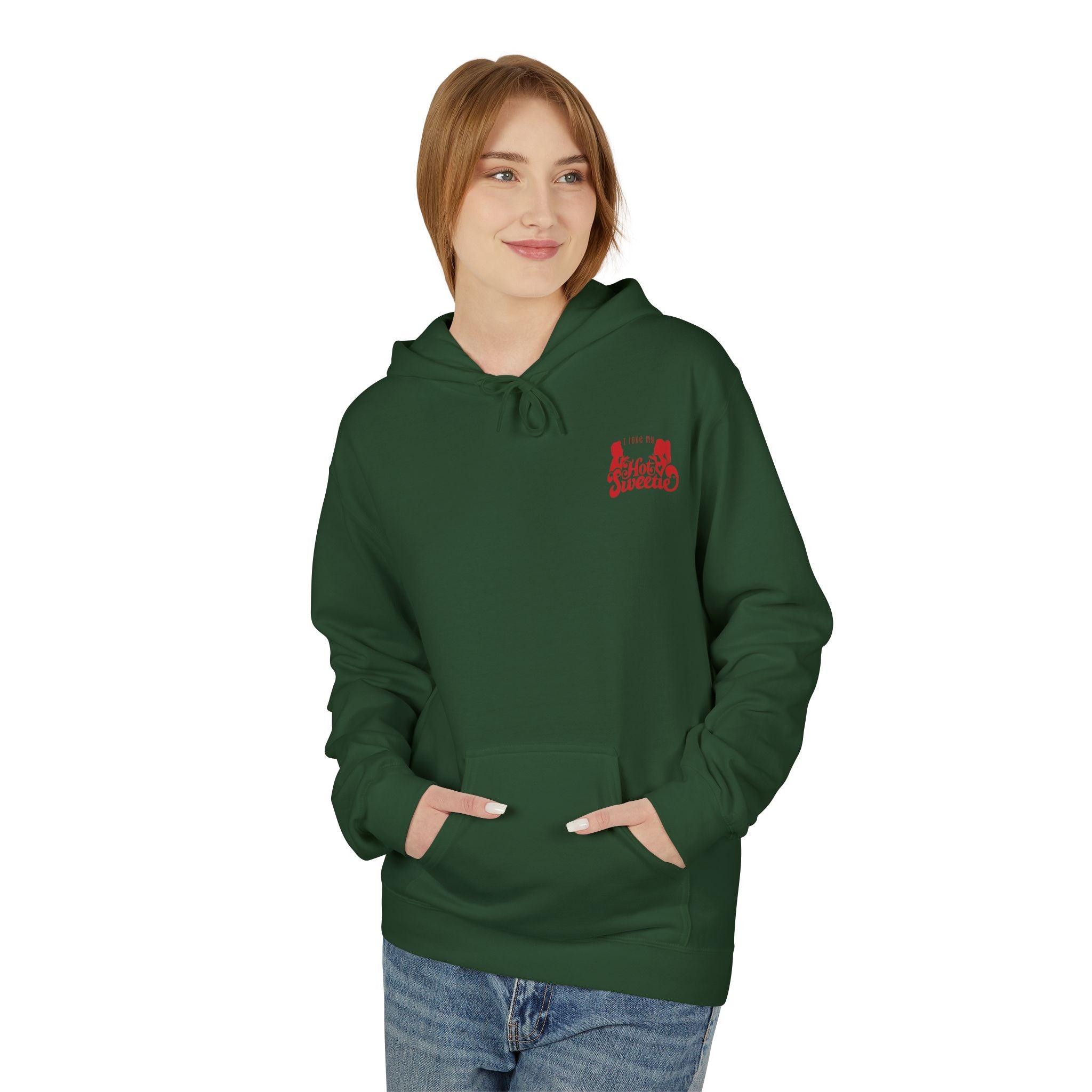 I Love My Hot Sweetie Hoodie, Unisex Fleece Pullover, Couples Christmas Gift, Valentine's Day Apparel, Cute Relationship Hoodie, Softstyle [...]