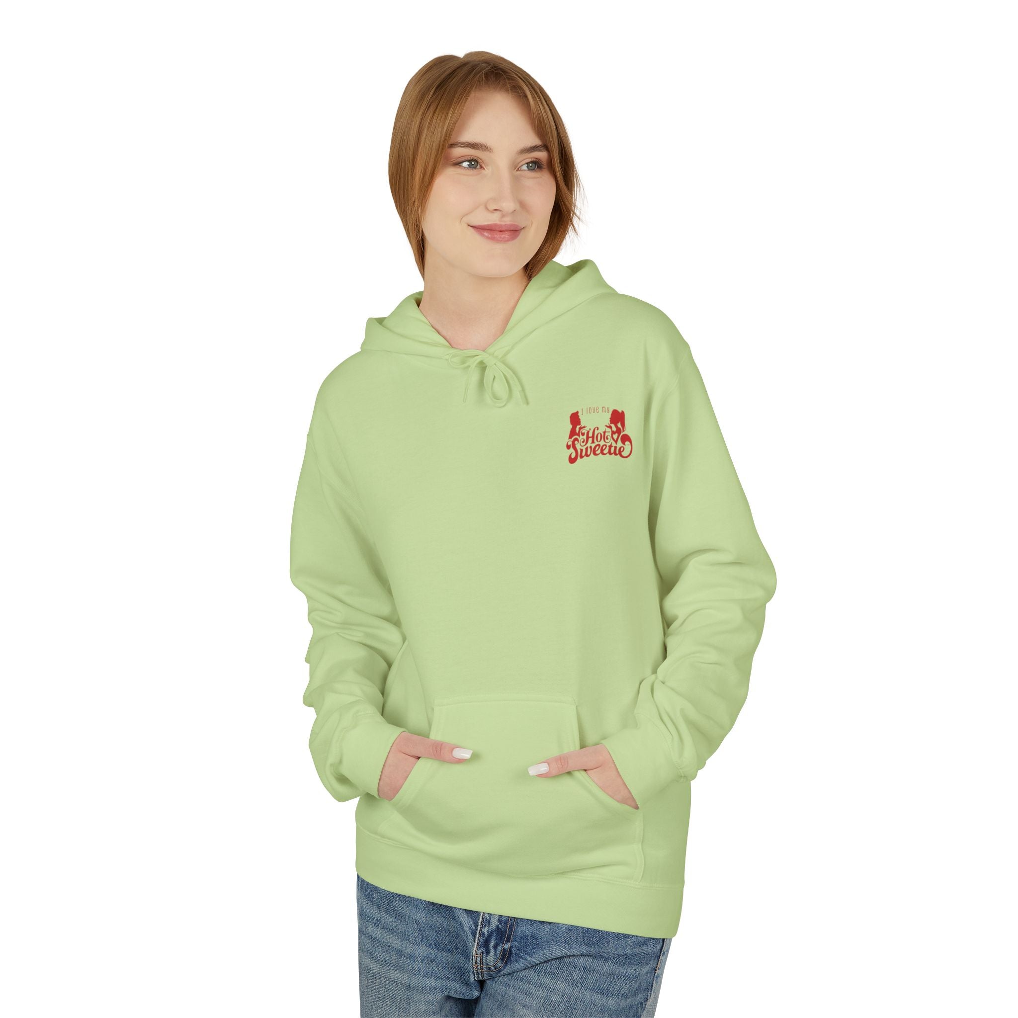I Love My Hot Sweetie Hoodie, Unisex Fleece Pullover, Couples Christmas Gift, Valentine's Day Apparel, Cute Relationship Hoodie, Softstyle [...]