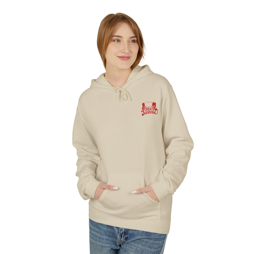 I Love My Hot Sweetie Hoodie, Unisex Fleece Pullover, Couples Christmas Gift, Valentine's Day Apparel, Cute Relationship Hoodie, Softstyle [...]