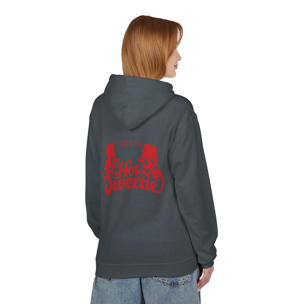 I Love My Hot Sweetie Hoodie, Unisex Fleece Pullover, Couples Christmas Gift, Valentine's Day Apparel, Cute Relationship Hoodie, Softstyle [...]
