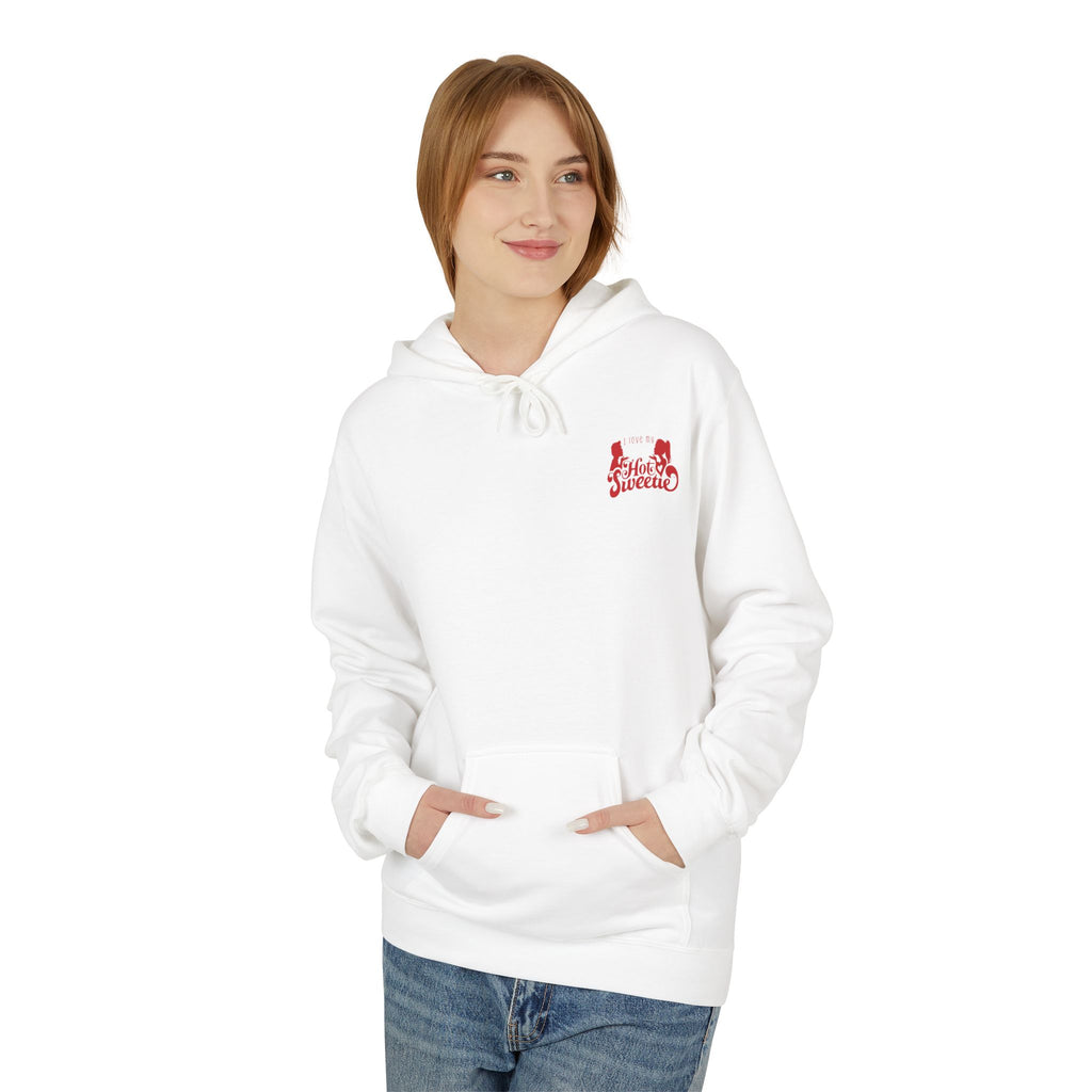 I Love My Hot Sweetie Hoodie, Unisex Fleece Pullover, Couples Christmas Gift, Valentine's Day Apparel, Cute Relationship Hoodie, Softstyle [...]