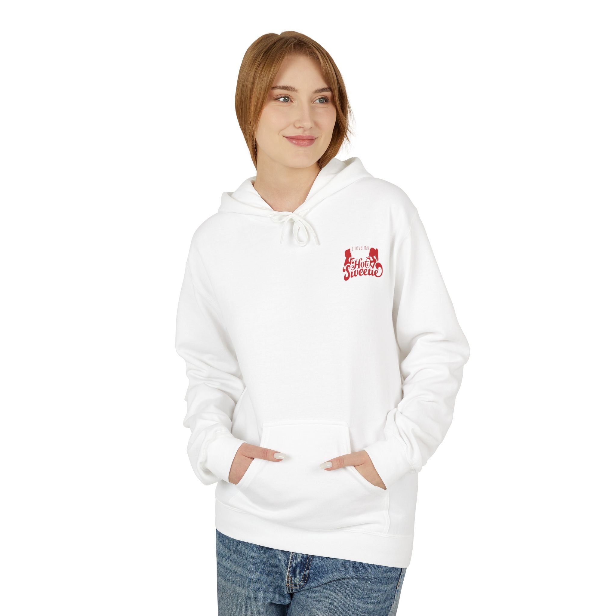 I Love My Hot Sweetie Hoodie, Unisex Fleece Pullover, Couples Christmas Gift, Valentine's Day Apparel, Cute Relationship Hoodie, Softstyle [...]