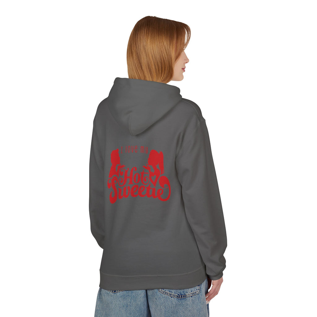 I Love My Hot Sweetie Hoodie, Unisex Fleece Pullover, Couples Christmas Gift, Valentine's Day Apparel, Cute Relationship Hoodie, Softstyle [...]