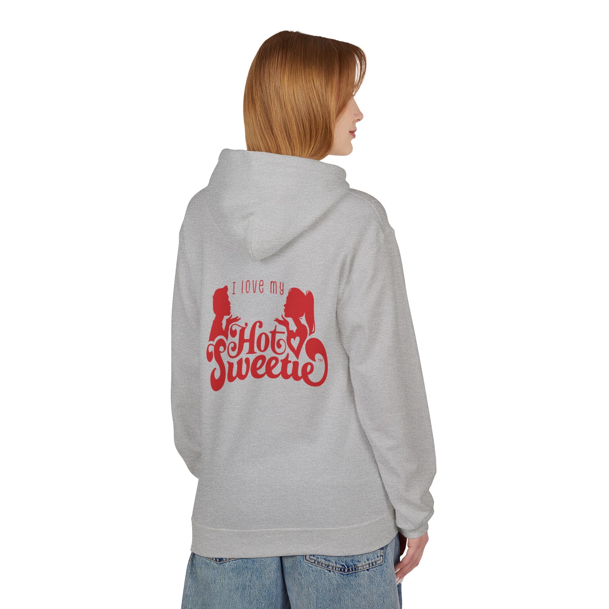 I Love My Hot Sweetie Hoodie, Unisex Fleece Pullover, Couples Christmas Gift, Valentine's Day Apparel, Cute Relationship Hoodie, Softstyle [...]