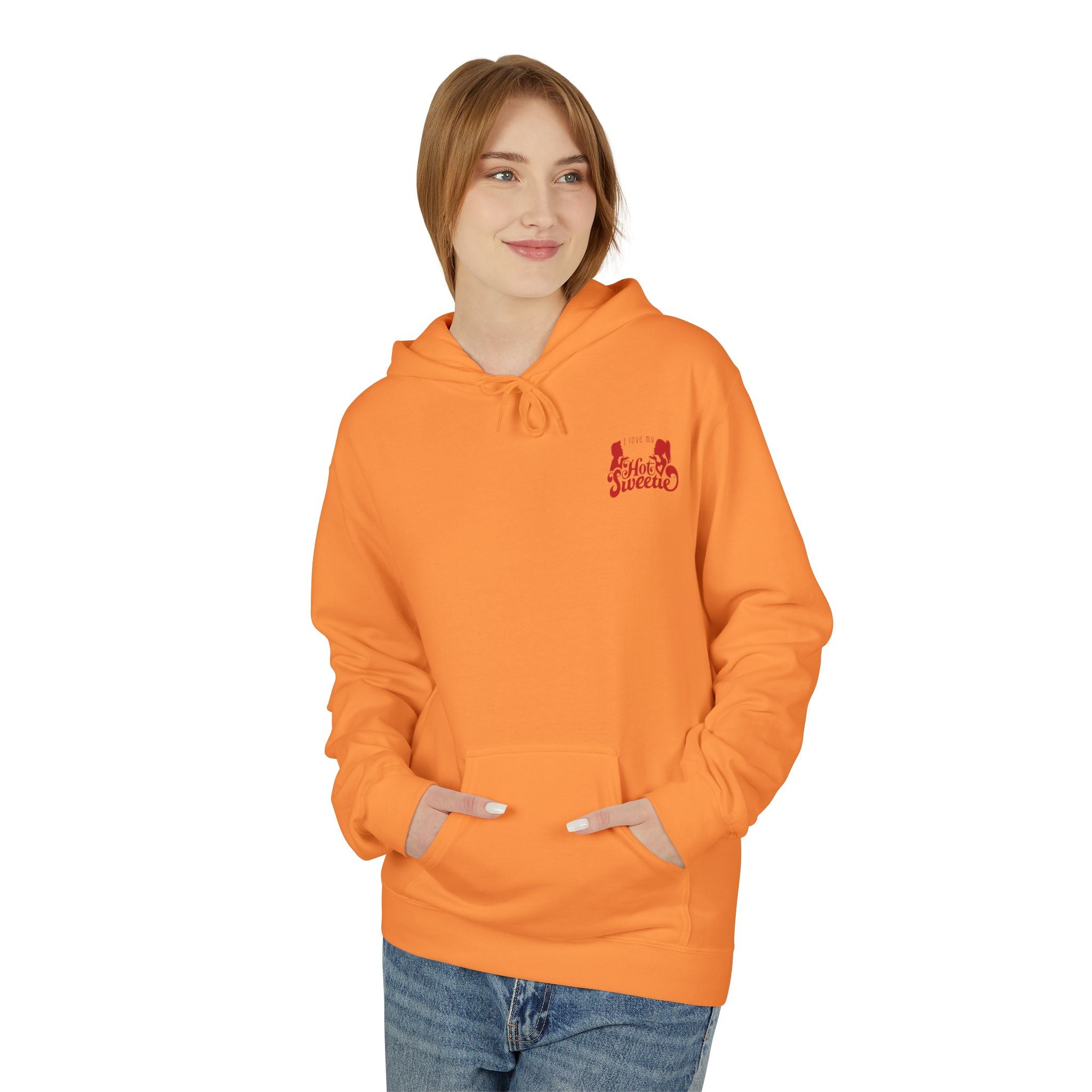 I Love My Hot Sweetie Hoodie, Unisex Fleece Pullover, Couples Christmas Gift, Valentine's Day Apparel, Cute Relationship Hoodie, Softstyle [...]